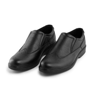 کفش رسمی مردانه چرم مصنوعی مشکی  مدل 43375