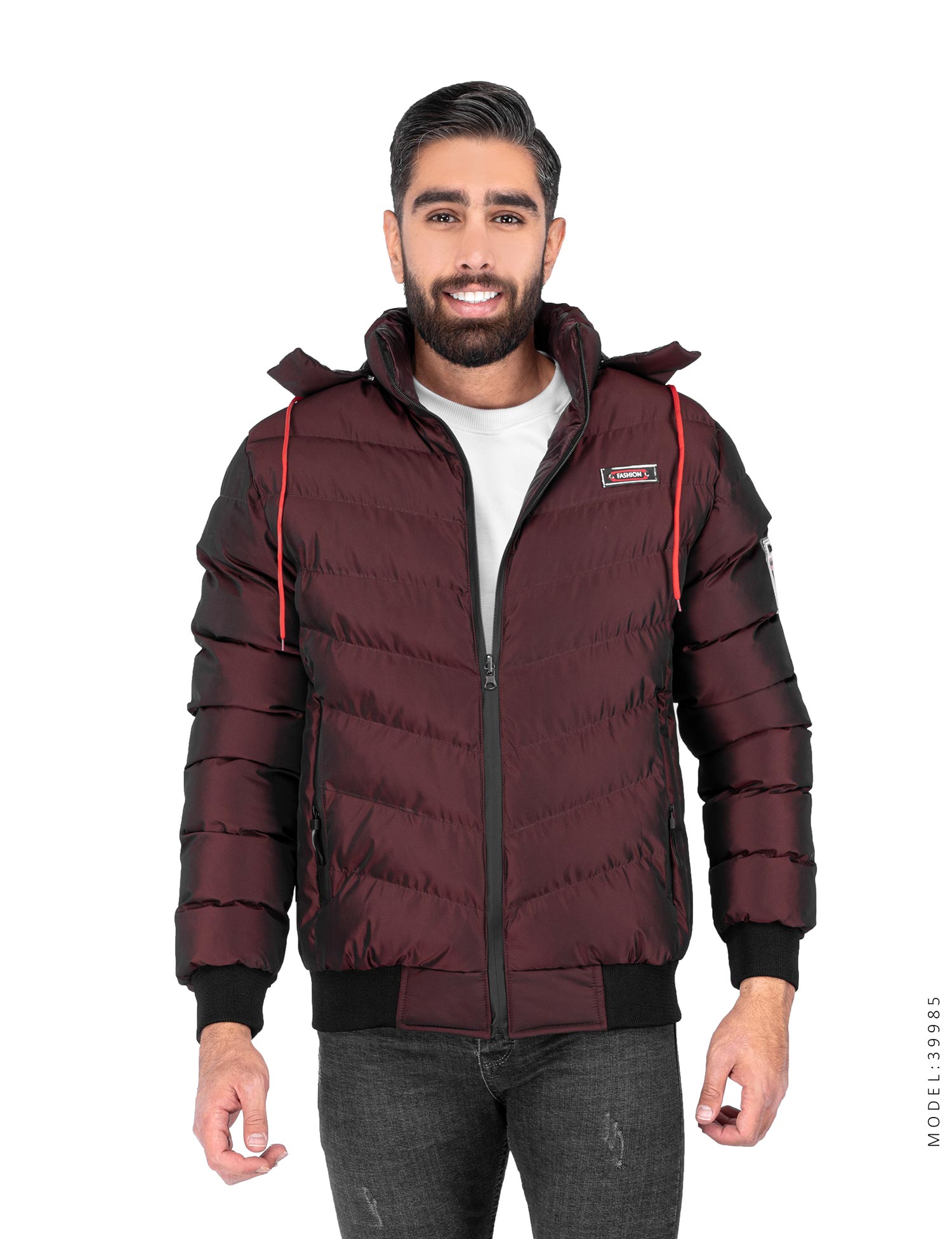 کاپشن برزنتی مردانه بادی دورو Alvin مدل 39985