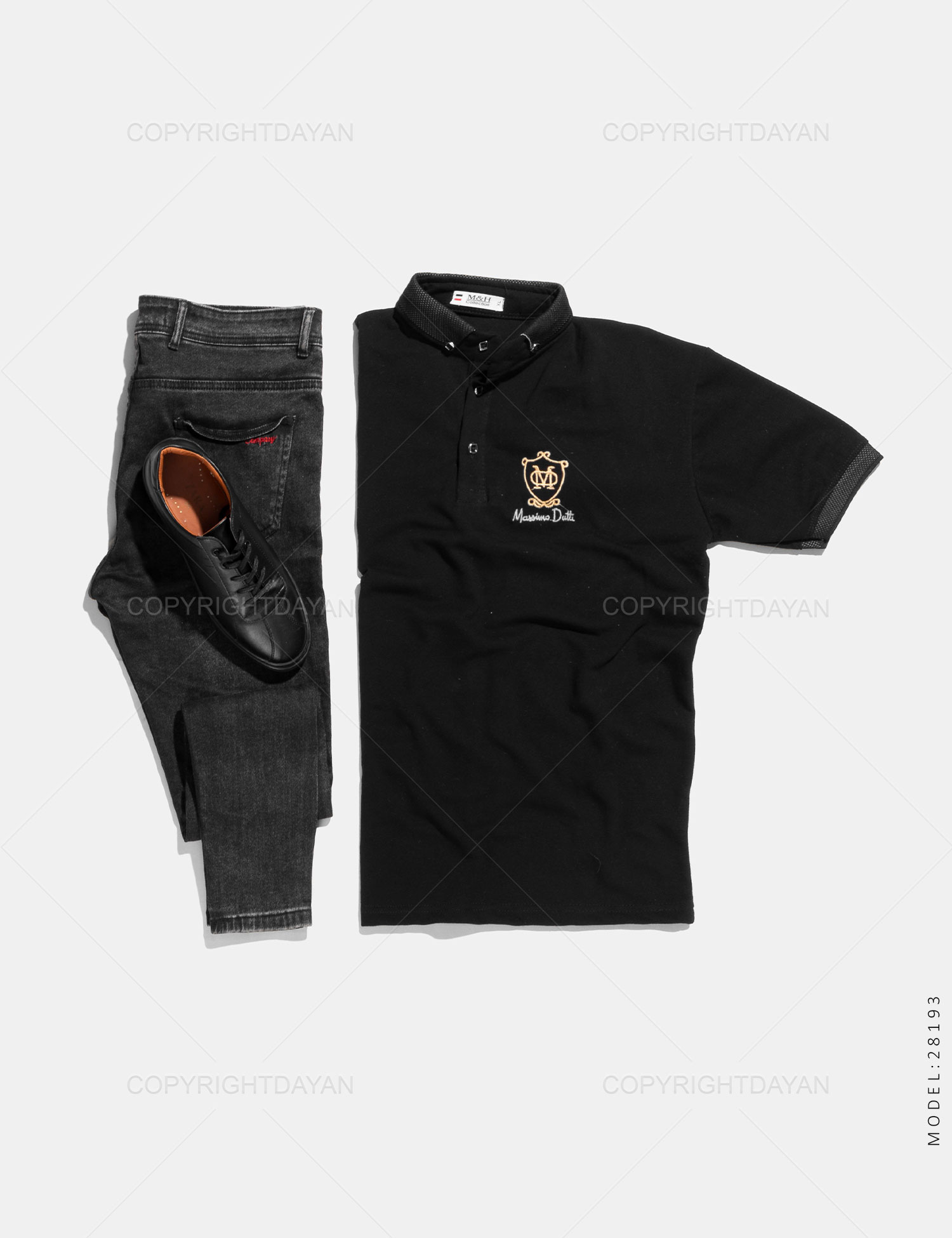 پولوشرت مردانه Massimo Dutti مدل 28193