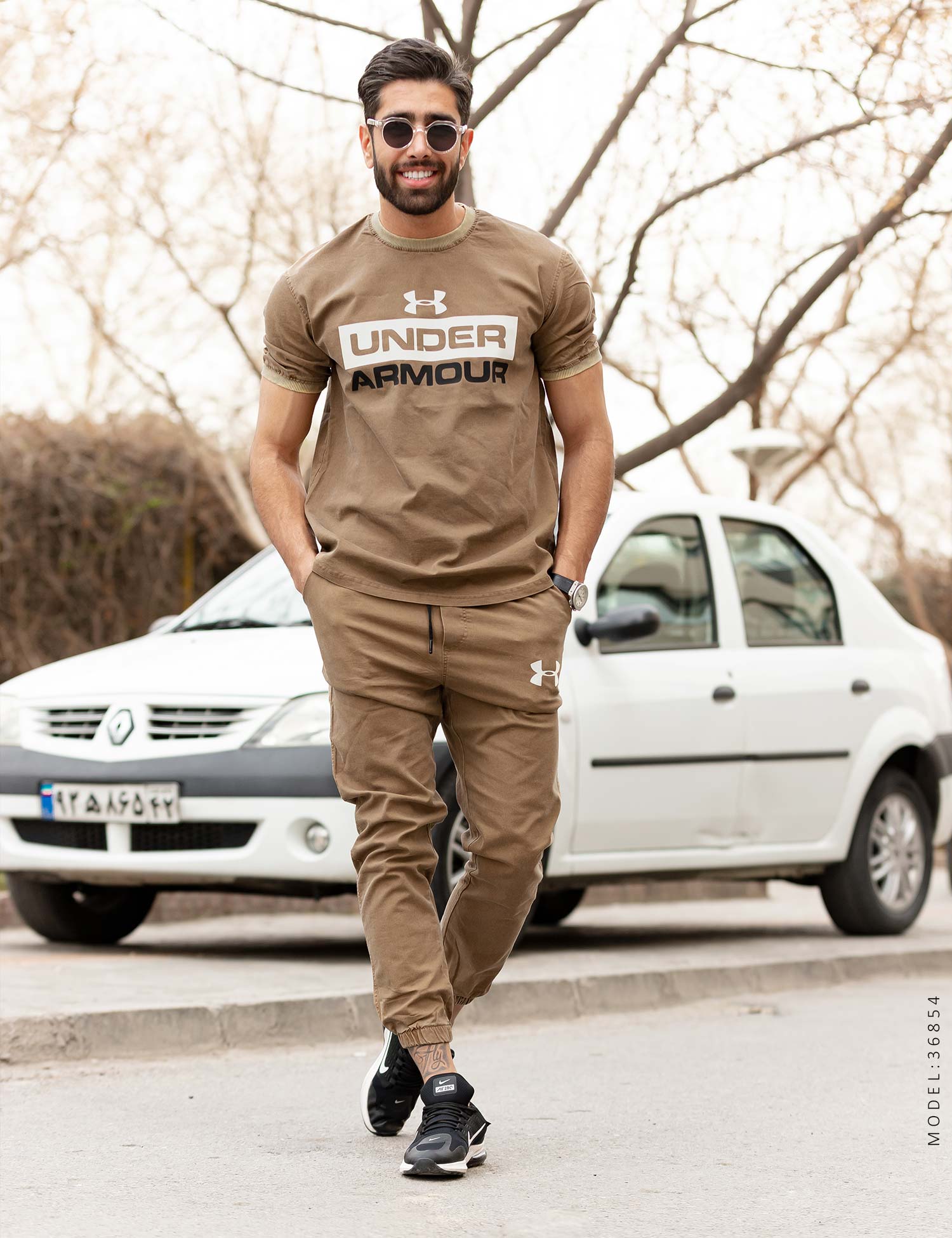 ست تیشرت شلوار اسپرت کتان Under Armour مدل 36854