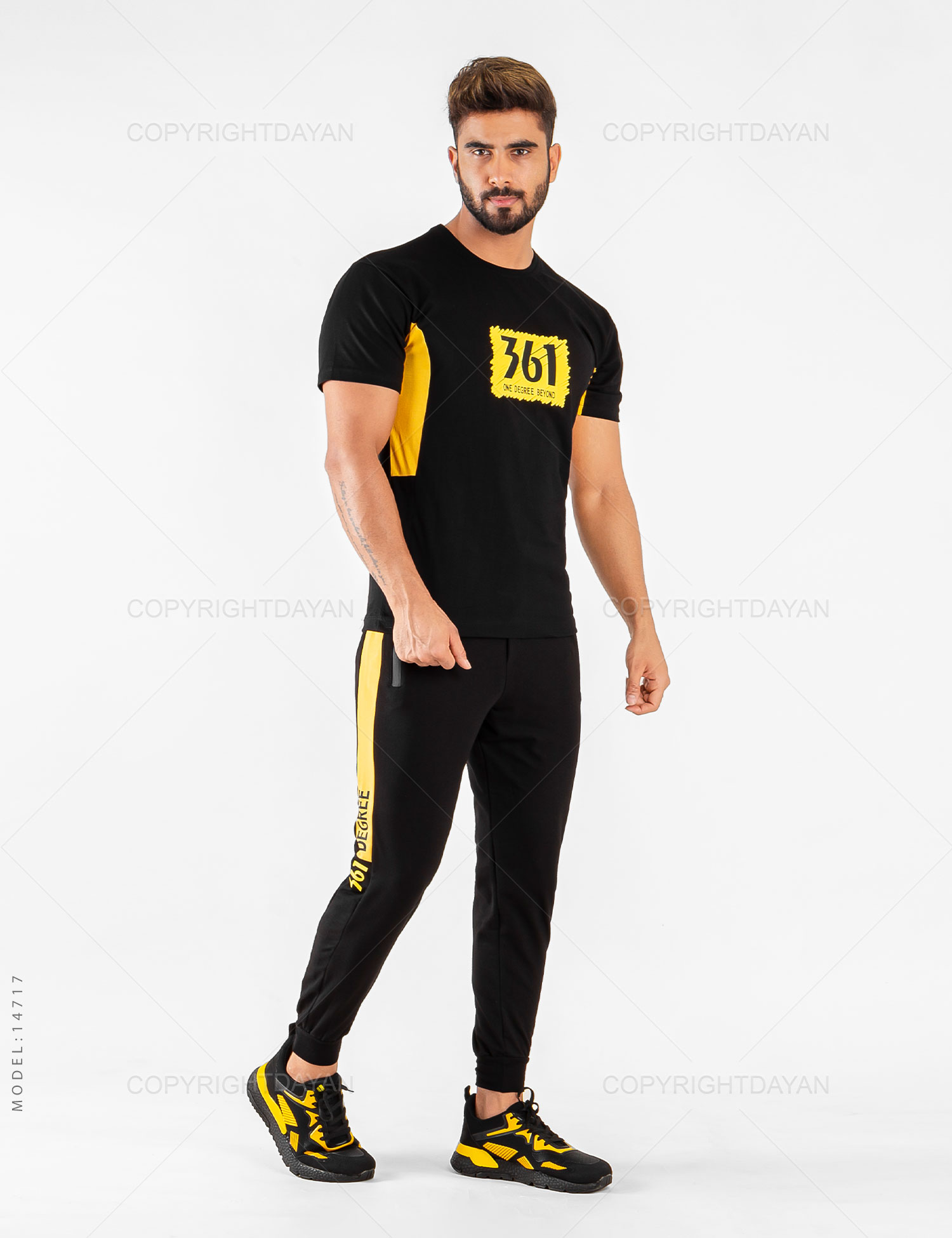 ست تیشرت شلوار مردانه 361 درجه مدل 14717