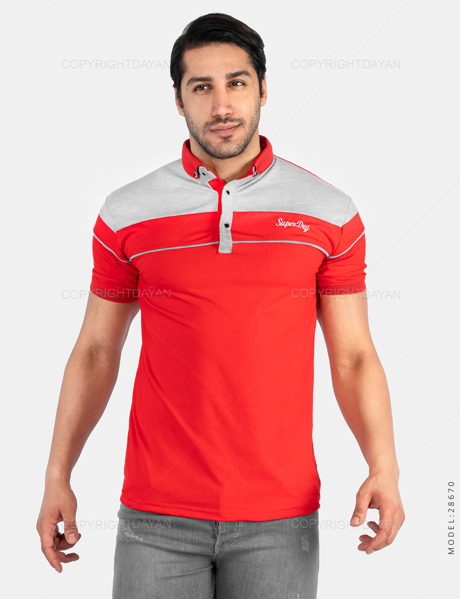 پولوشرت مردانه Superdry مدل 28670