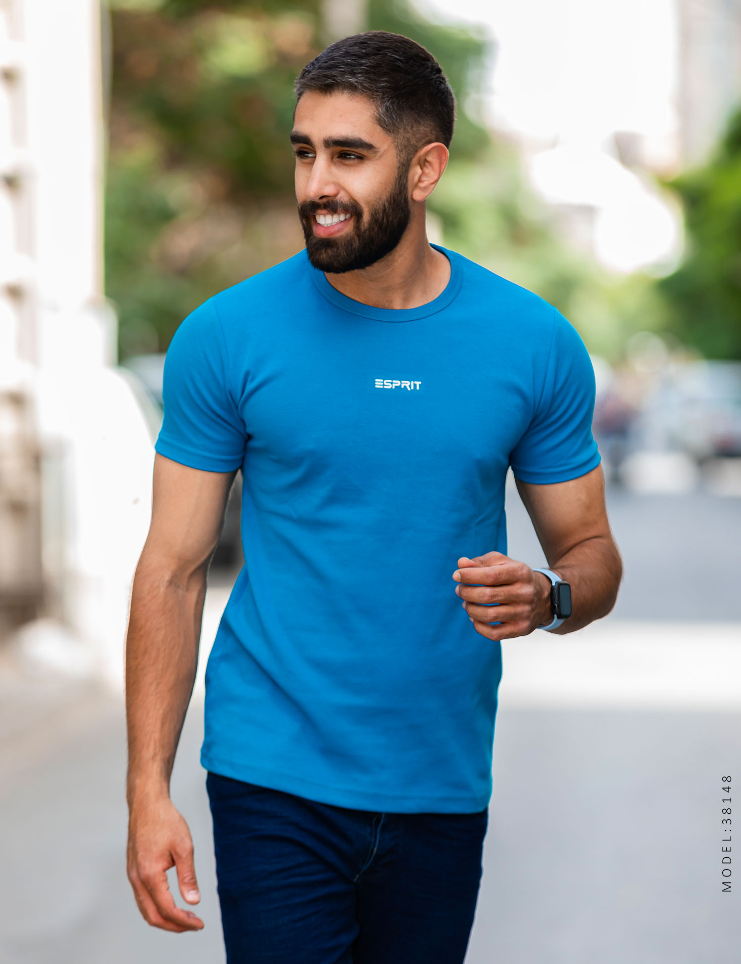تیشرت مردانه یقه گرد Esprit مدل 38148