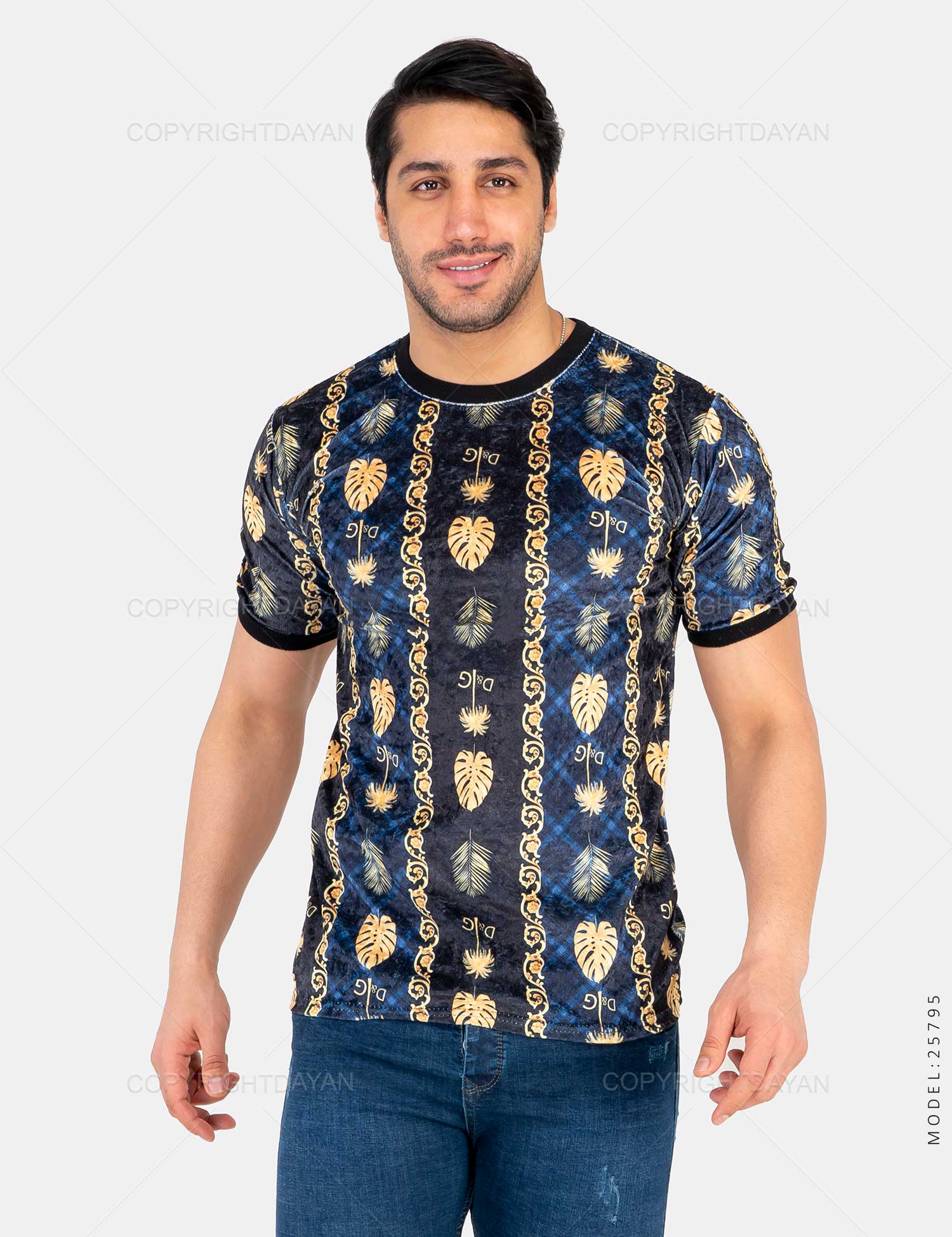 تیشرت مردانه D & G مدل 25795