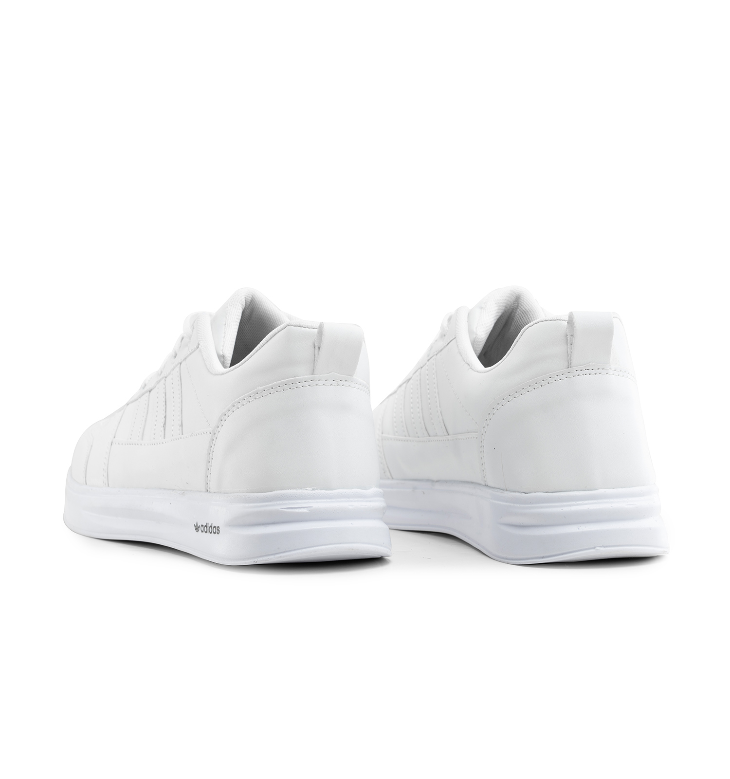 کفش اسپرت Adidas مردانه سفید بندی چرم مصنوعی مدل 41456