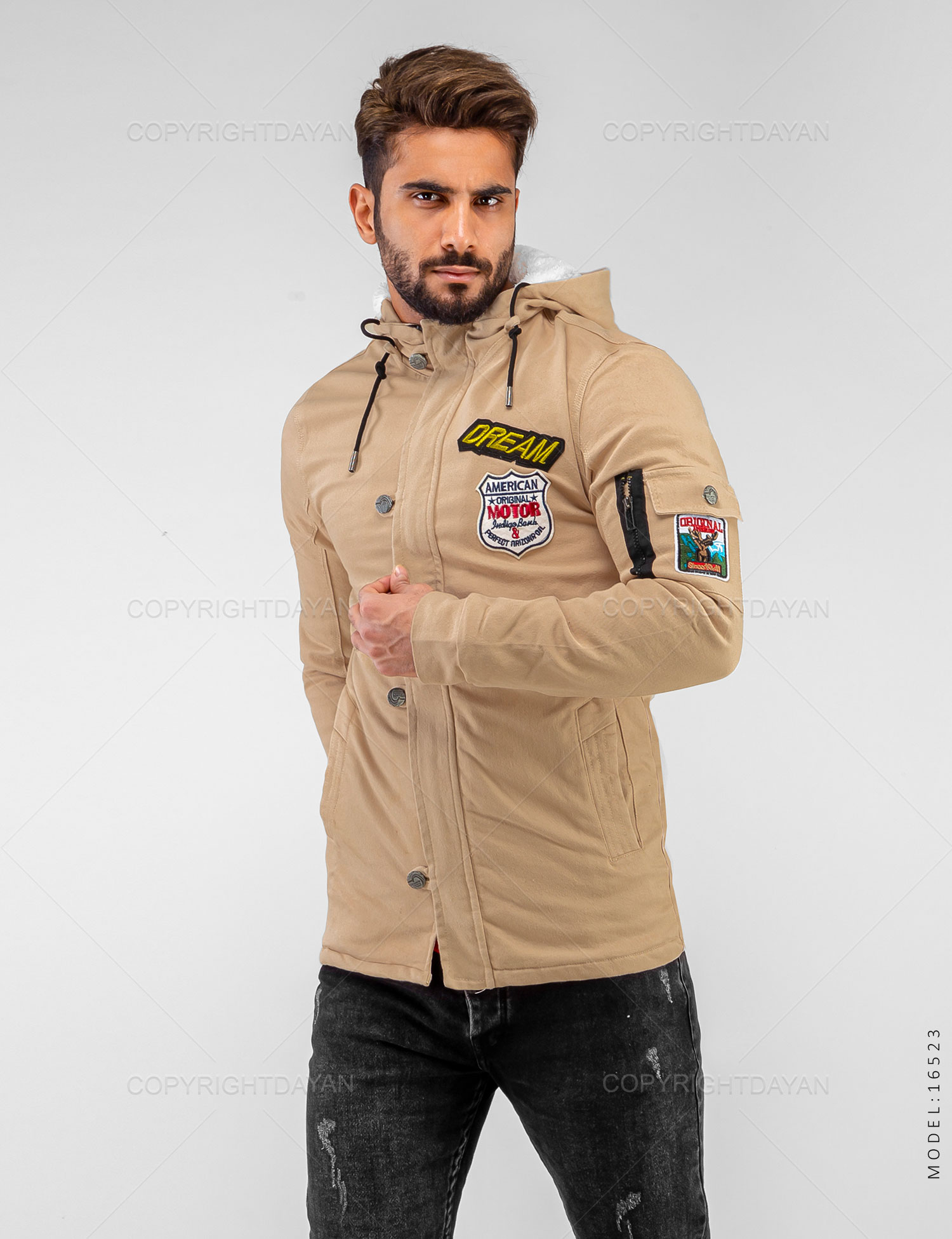 کاپشن مردانه Denver مدل 16523