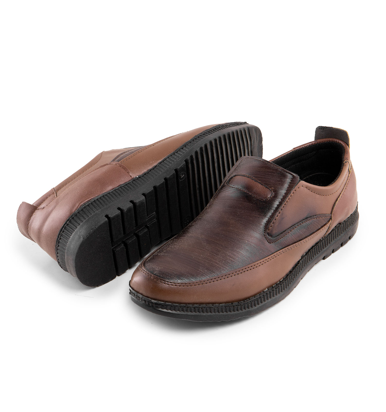 کفش روزمره مردانه چرم مصنوعی مدل 43403