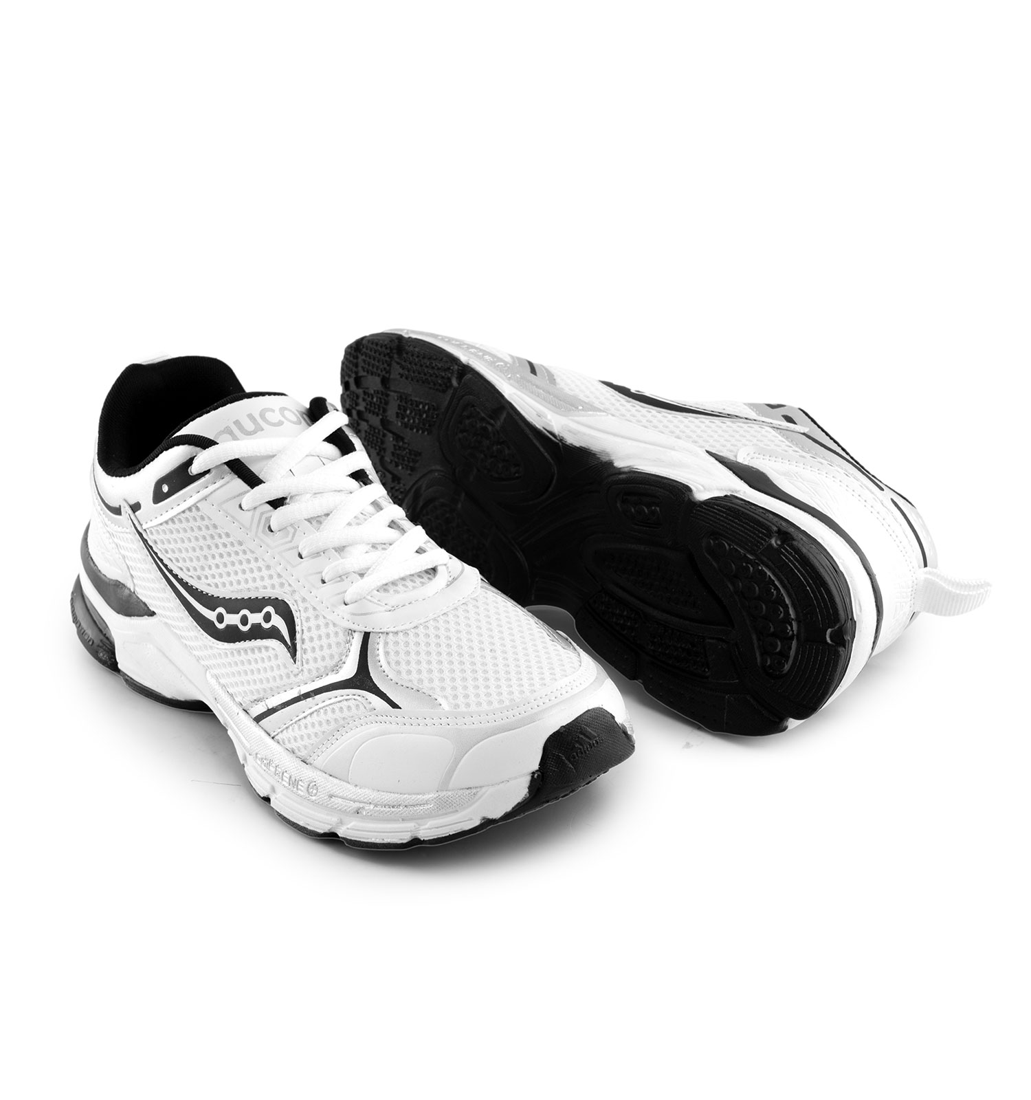 کفش اسپرت Saucony مردانه سفید بند دار مدل 43239