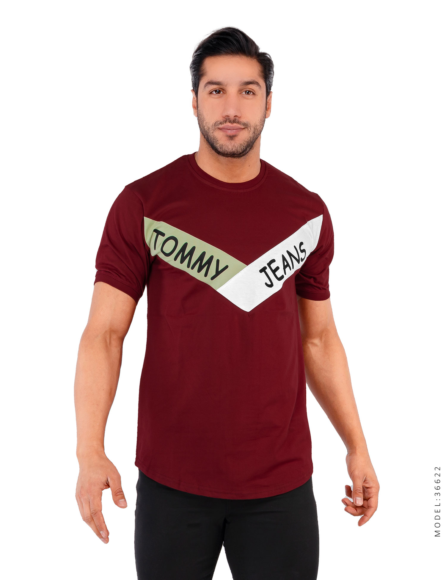 تیشرت آستین کش مردانه Tommy مدل 36622