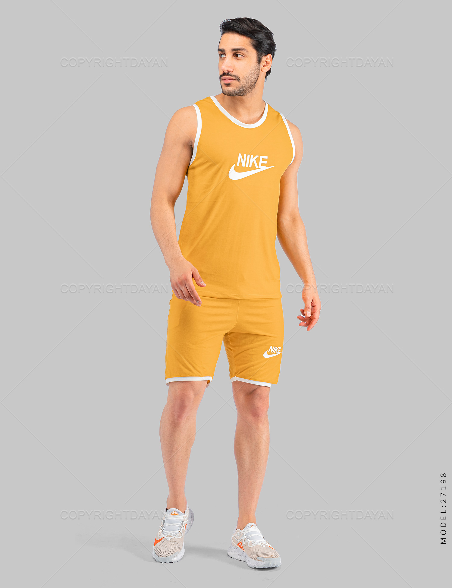 ست رکابی شلوارک مردانه Nike مدل 27198