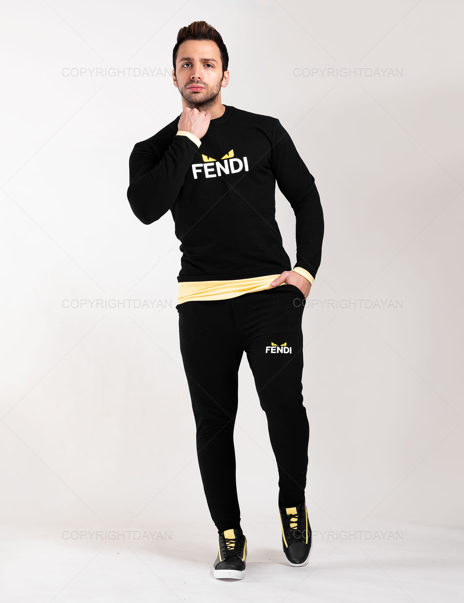 ست بلوز شلوار مردانه Fendi مدل 11789