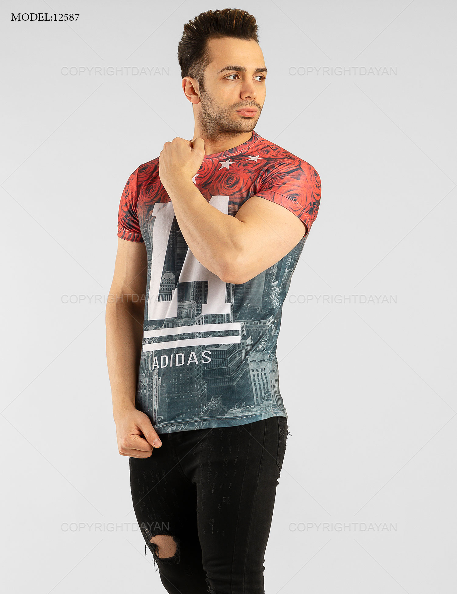 تیشرت مردانه Adidas مدل 12587