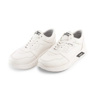 کفش روزمره مردانه Clarks چرم مصنوعی سفید بندی مدل 44461