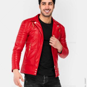 کاپشن چرمی مردانه Sevin مدل 24497