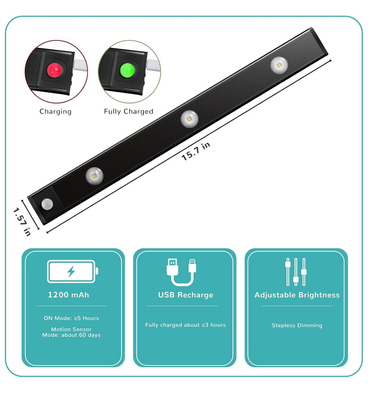 لامپ سنسور دار داخل کابینت مدل 45187