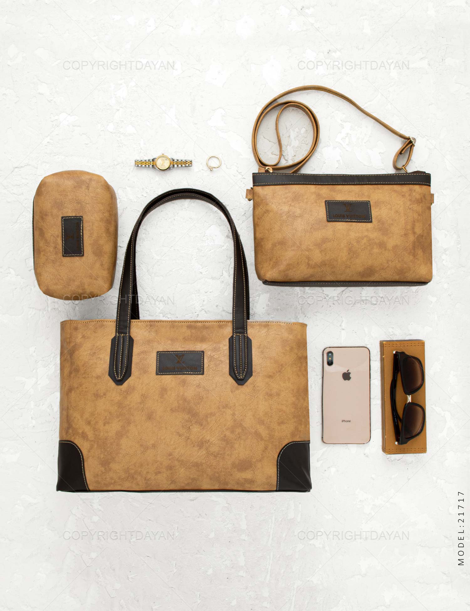 ست چرمی Louis Vuitton مدل 21717