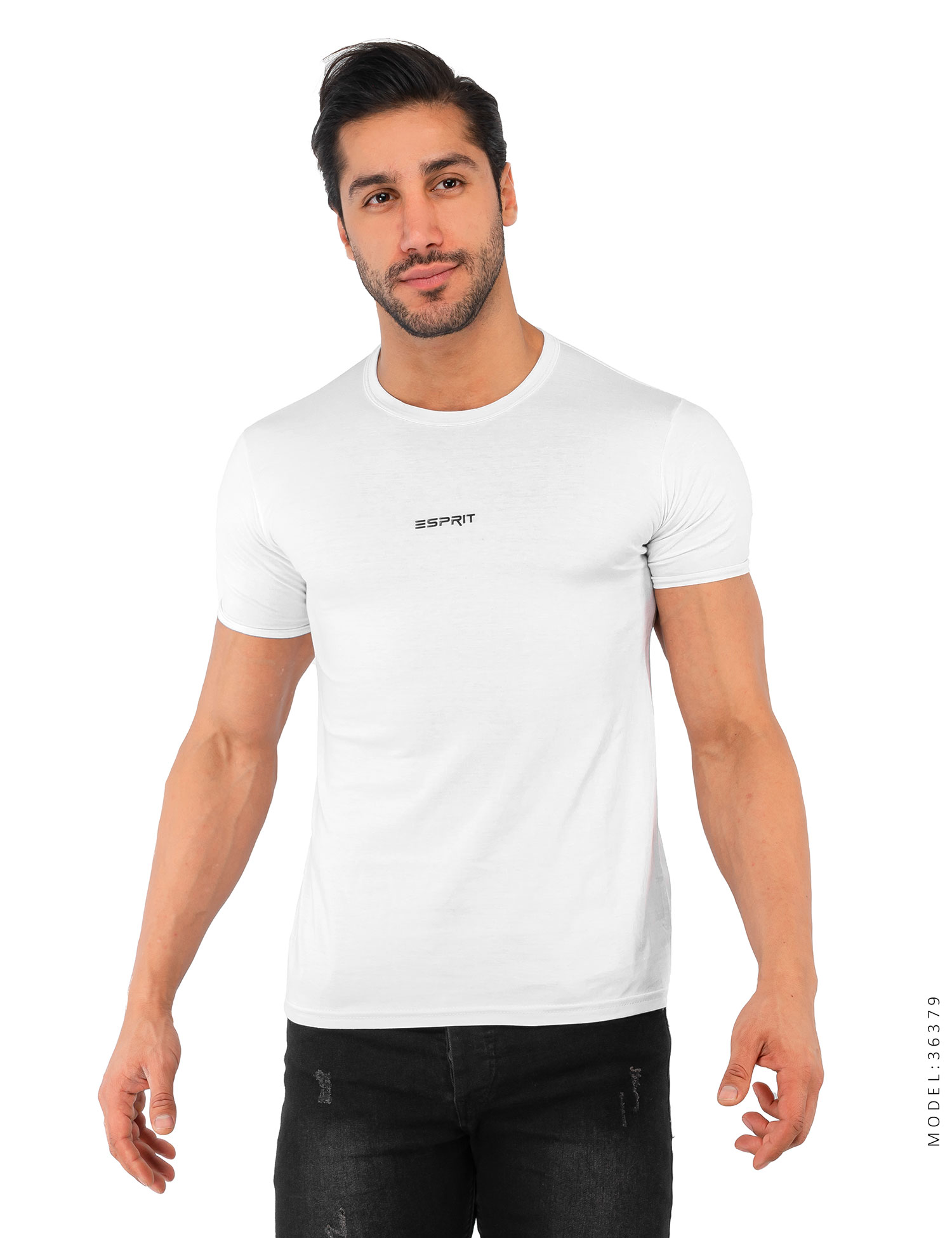 تیشرت یقه گرد مردانه Esprit مدل 36379