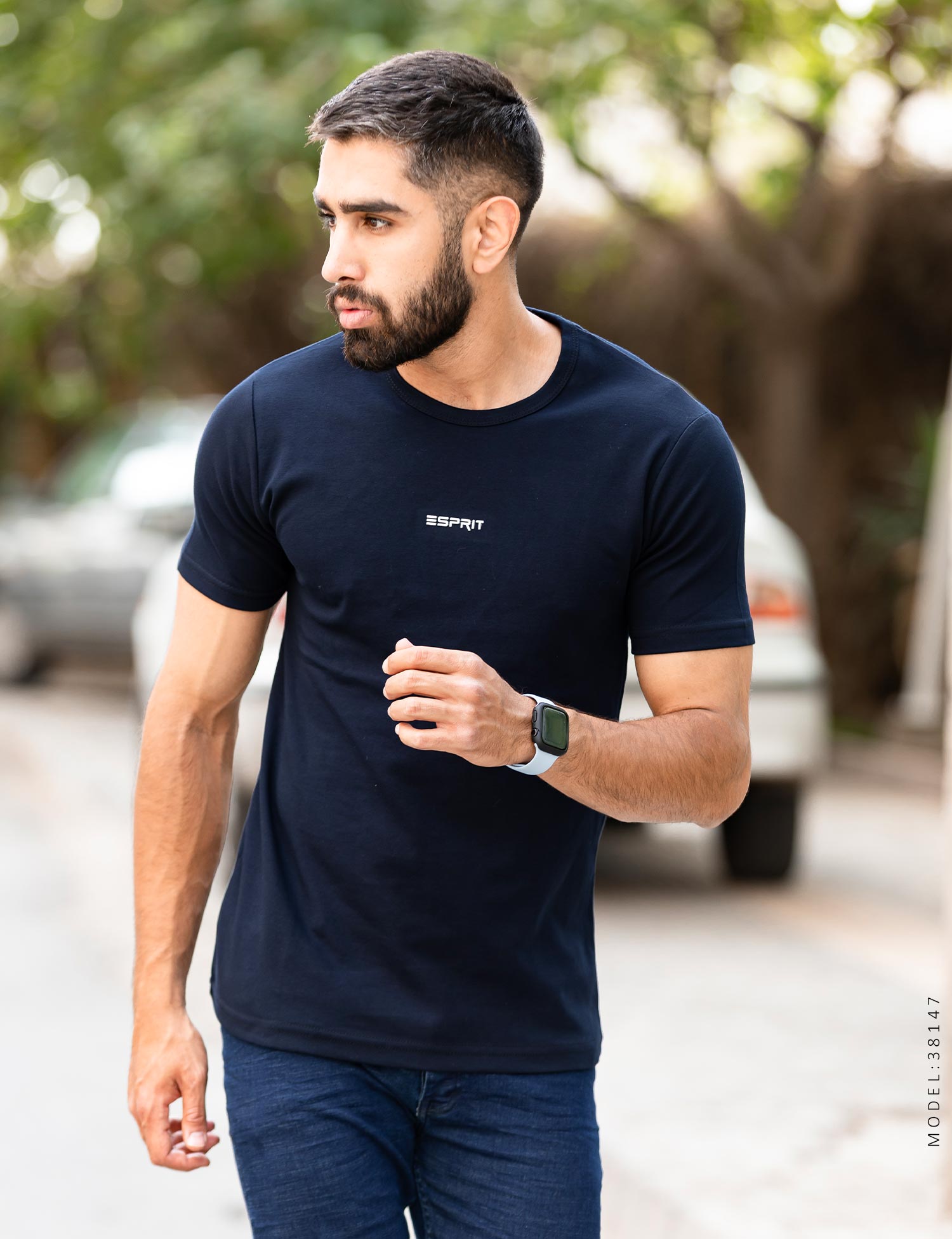 تیشرت مردانه یقه گرد Esprit مدل 38147
