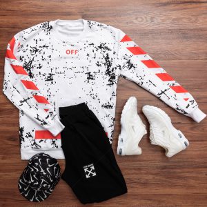 ست بلوز شلوار مردانه Off – White مدل 11936