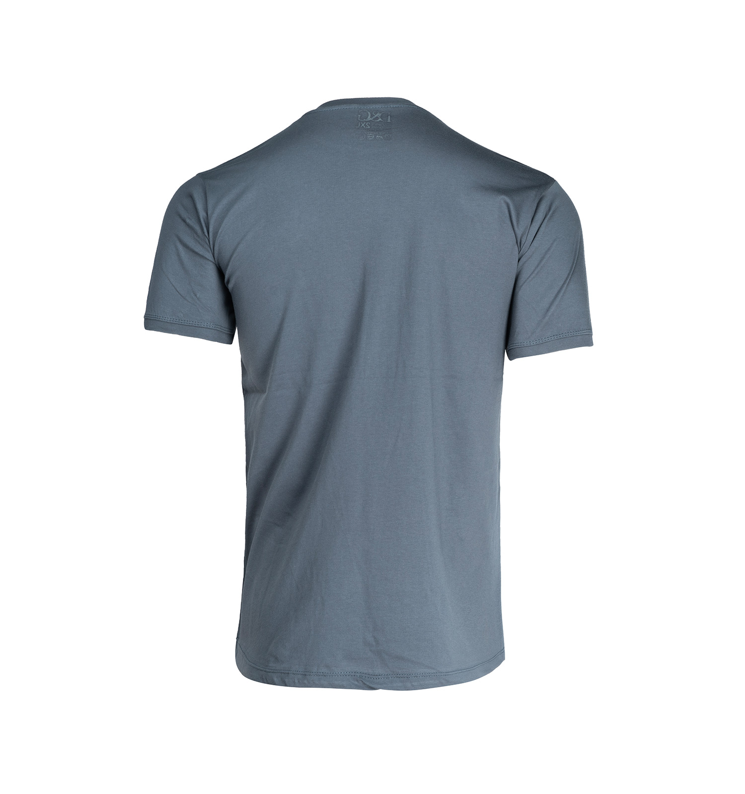 تیشرت Polo یقه گرد مردانه طوسی پنبه طرحدار مدل 45222