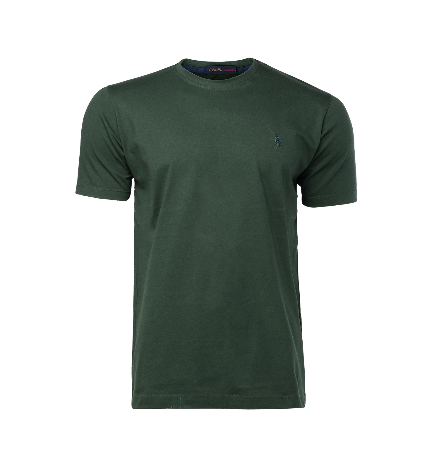 تیشرت Polo یقه گرد مردانه پنبه ساده مدل 45424