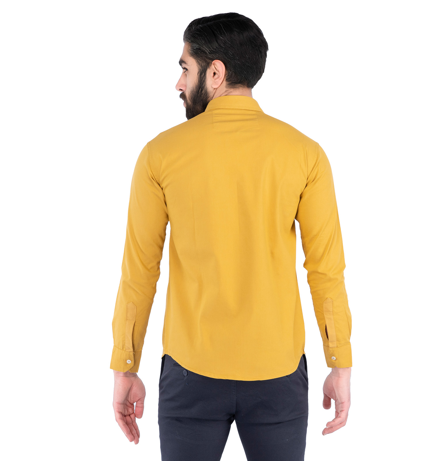 پیراهن اسپرت کتان مردانه آستین بلند Polo مدل 41762