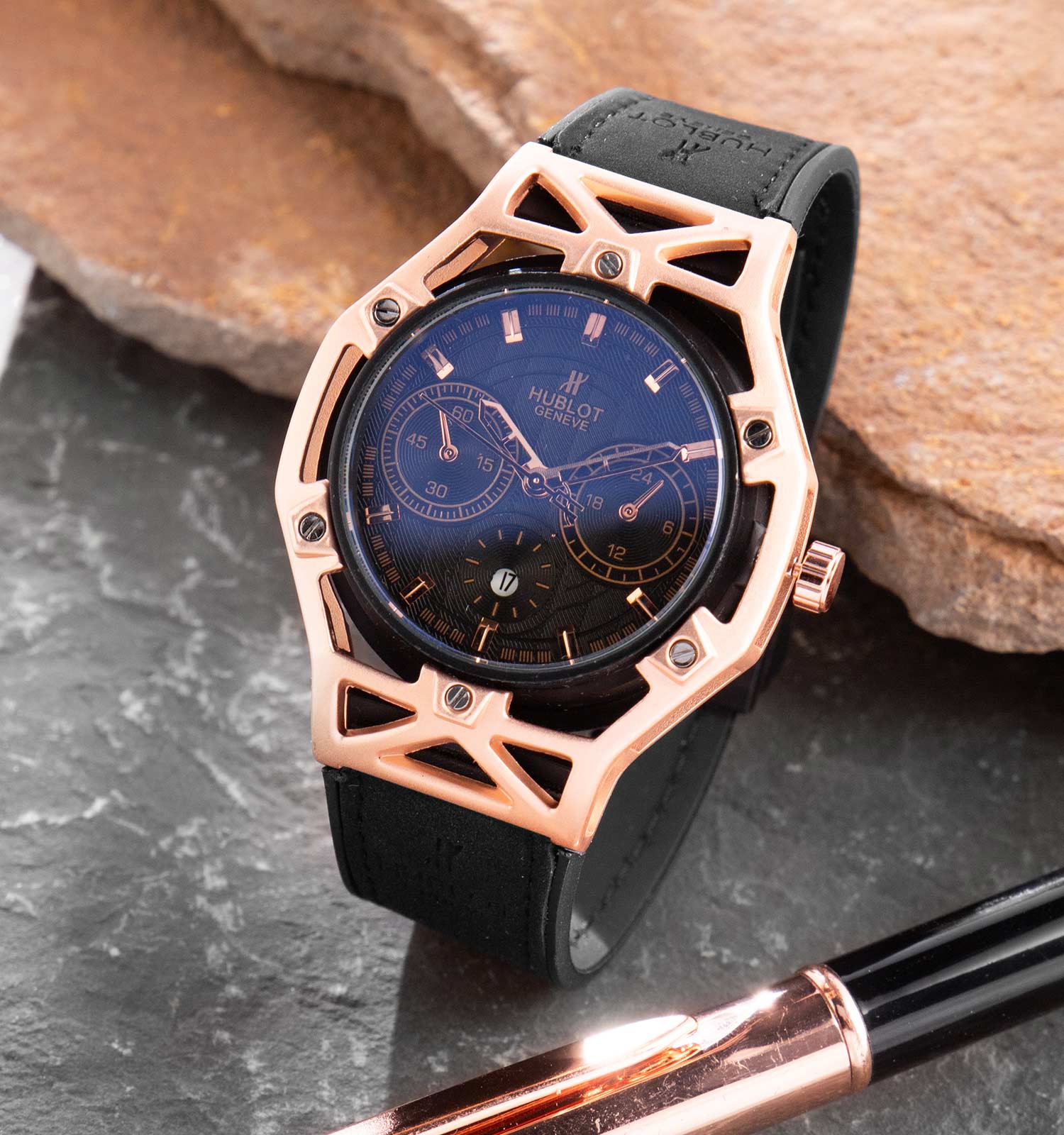 ساعت مچی عقربه ای مردانه Hublot مدل 45047