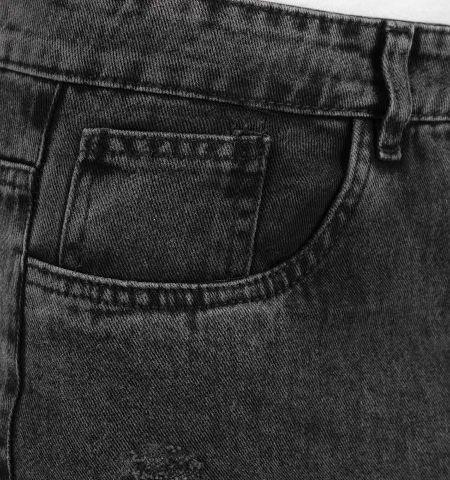 شلوار لی مام استایل مردانه طوسی اسپرت Zara مدل 40128