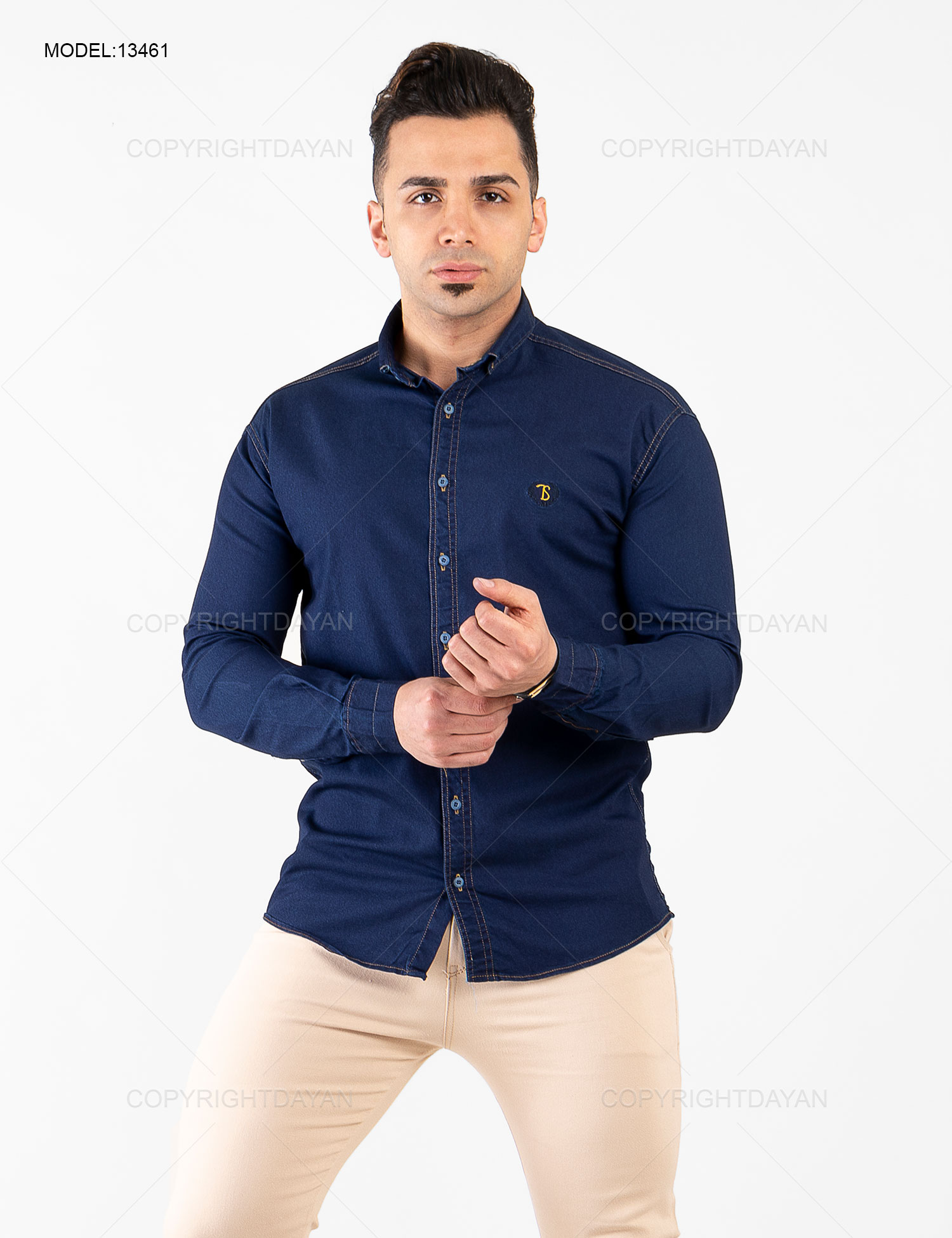 پیراهن مردانه Benson مدل 13461