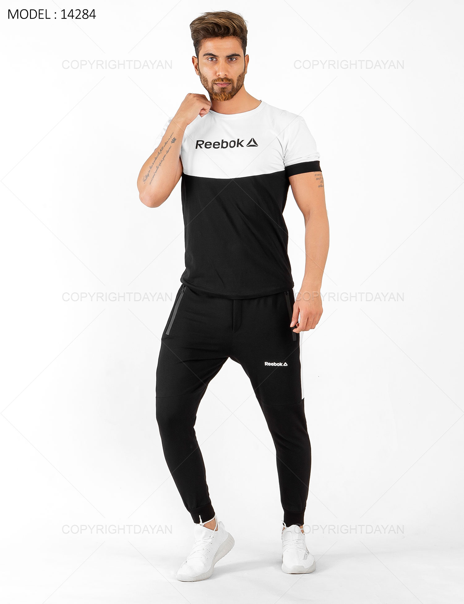 ست تیشرت شلوار مردانه Reebok مدل 14284
