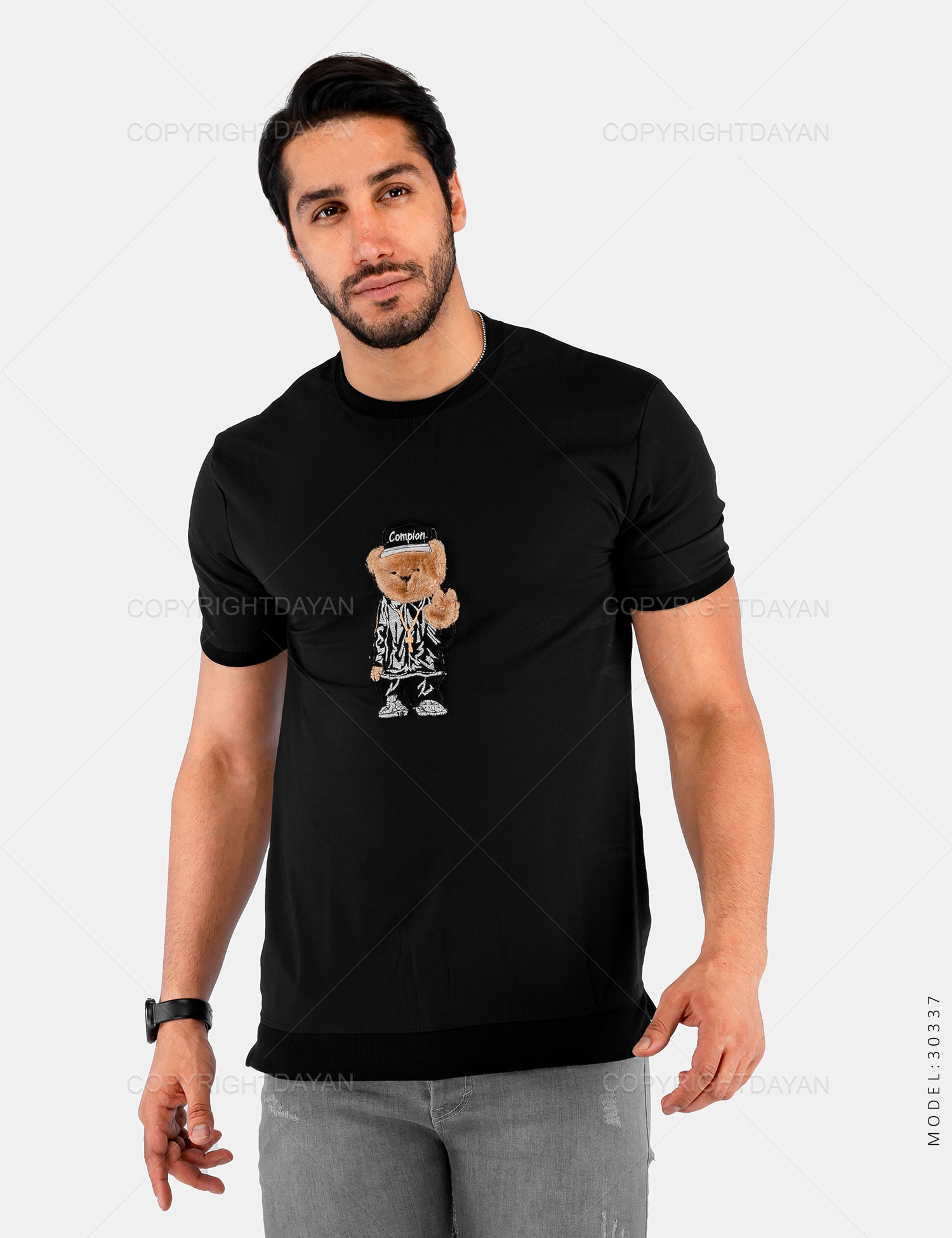 تیشرت مردانه Carlo مدل 30337