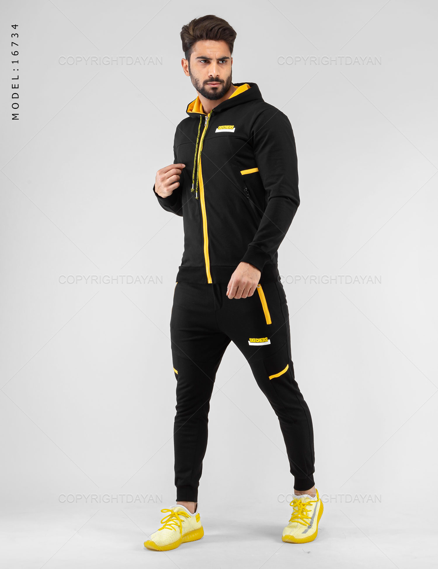 ست سویشرت شلوار مردانه Skechers مدل 16734