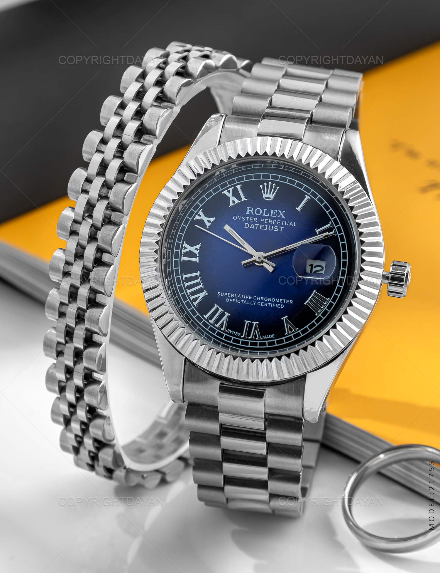 ساعت مچی مردانه Rolex مدل 21755