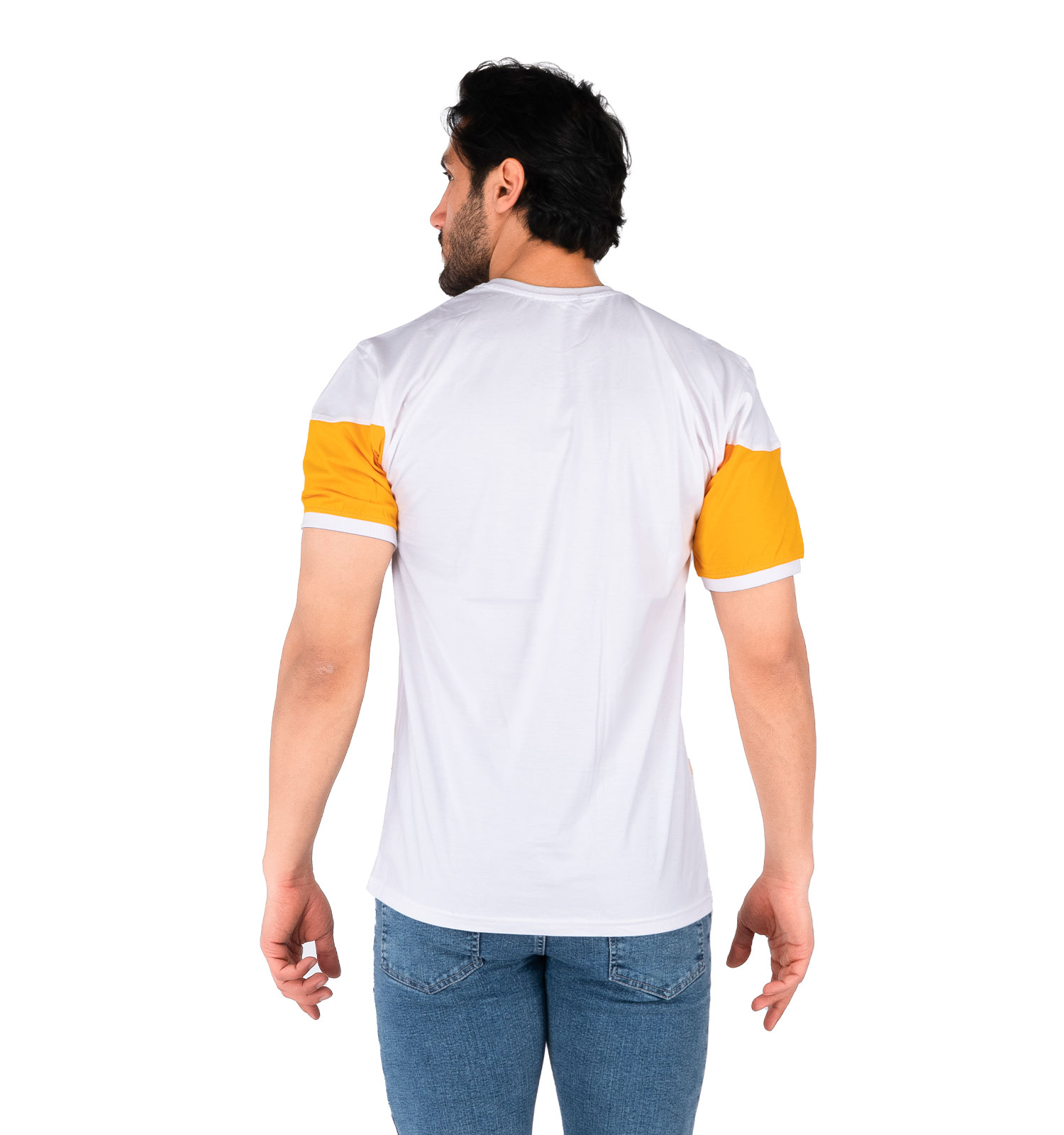 تیشرت یقه گرد مردانه راه راه مدل 43843