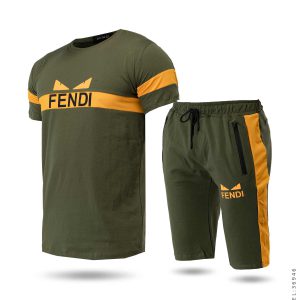ست تیشرت شلوارک مردانه Fendi مدل 36946