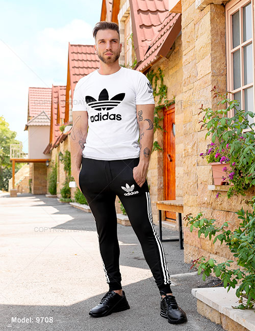 ست تیشرت شلوار مردانه Adidas مدل S 9708