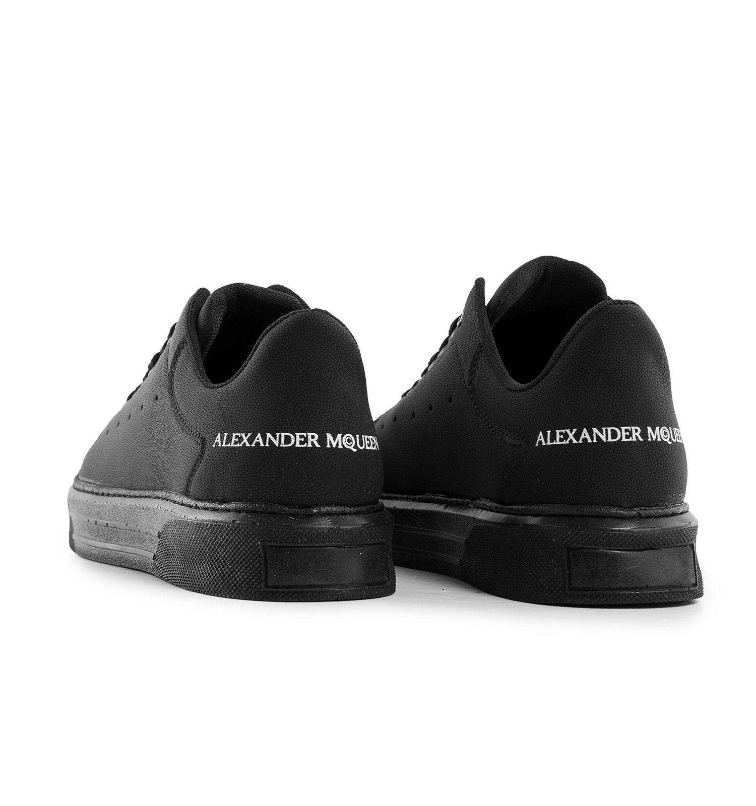 کفش روزمره Alexander McQueen مردانه مشکی بندی چرم مصنوعی مدل 43538