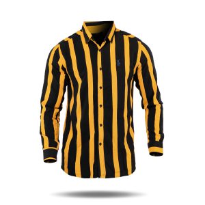 پیراهن مردانه راه راه Polo مدل 36821