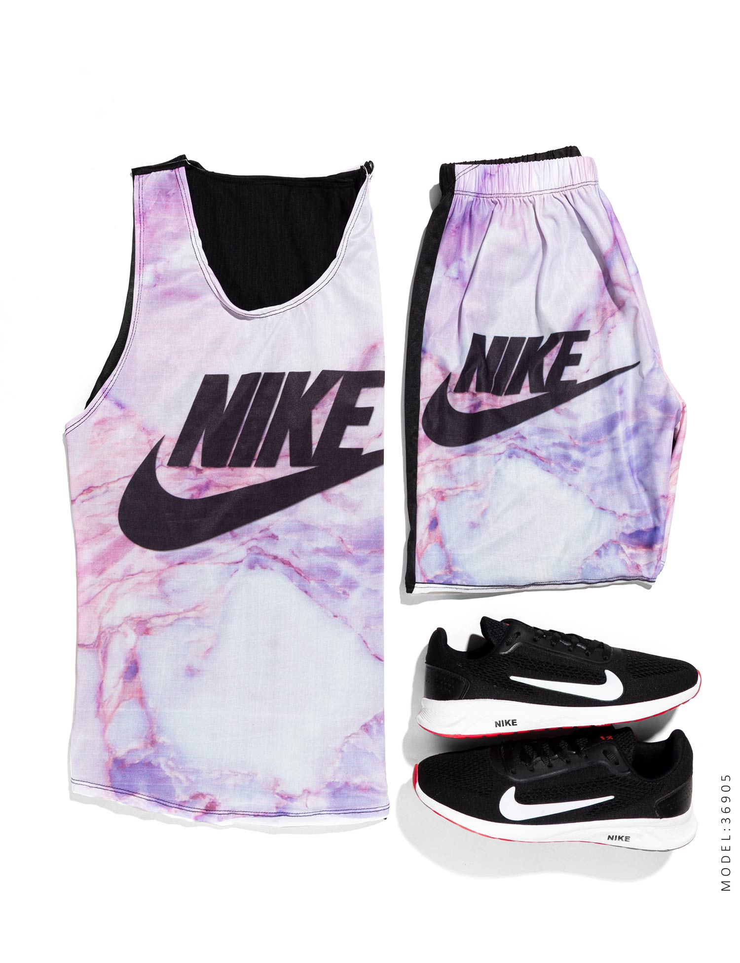 ست رکابی شلوارک مردانه Nike مدل 36905