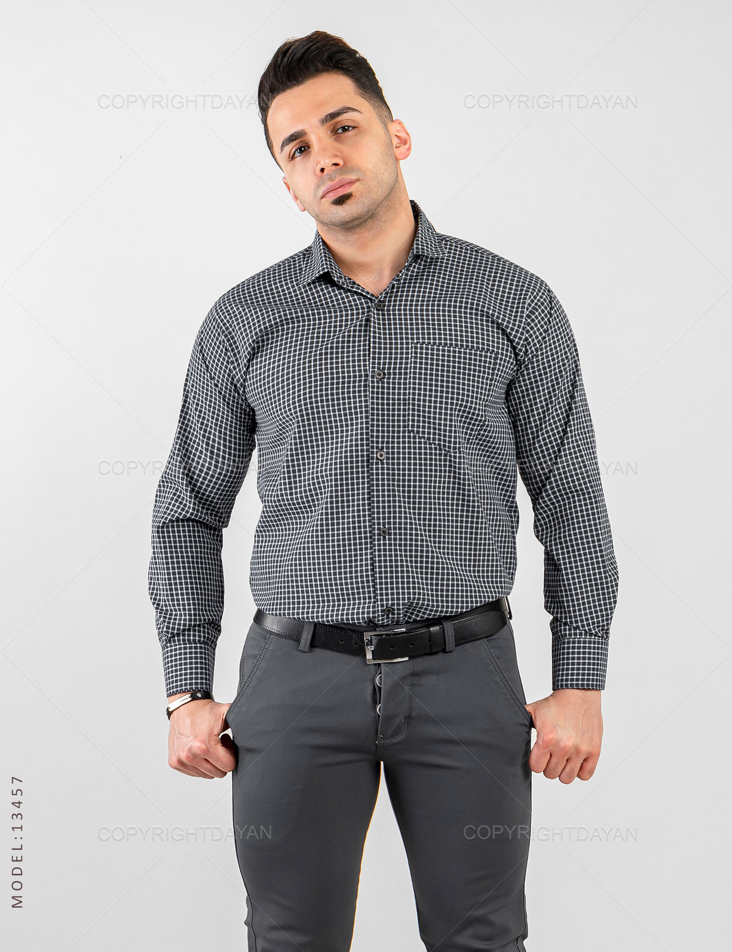 پیراهن مردانه Benson مدل 13457