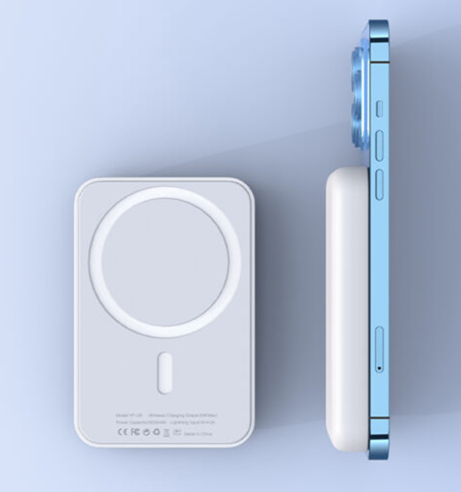پاور بانک وایرلس مگ سیف ظرفیت 10000 mAh مدل 42253