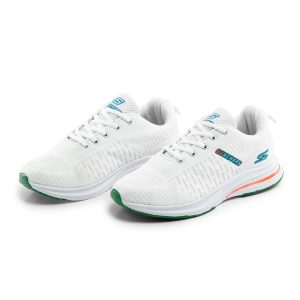 کفش اسپرت Skechers مردانه سفید بند دار مدل 39117