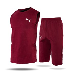 ست رکابی شلوارک مردانه Puma مدل 37728