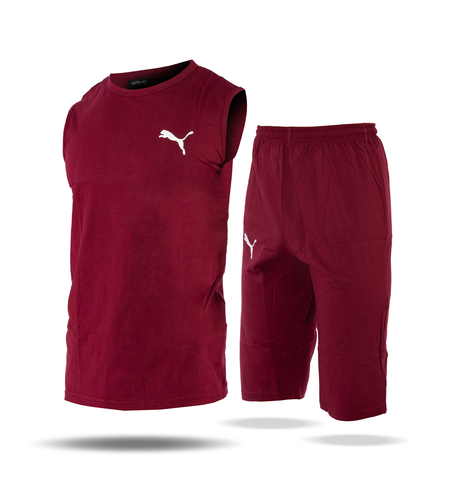 ست رکابی شلوارک مردانه Puma مدل 37728
