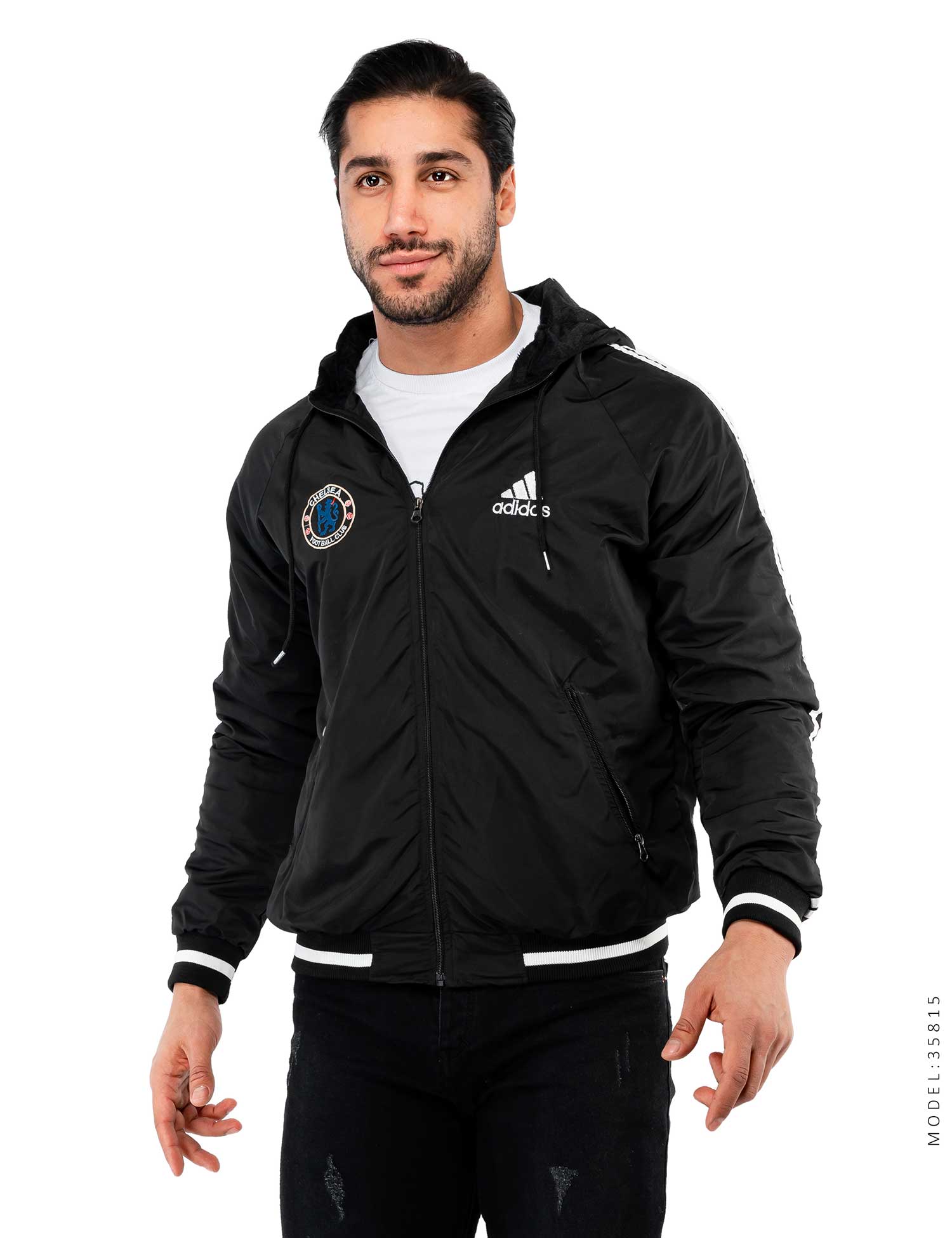 سویشرت کلاهدار مردانه Adidas مدل 35815