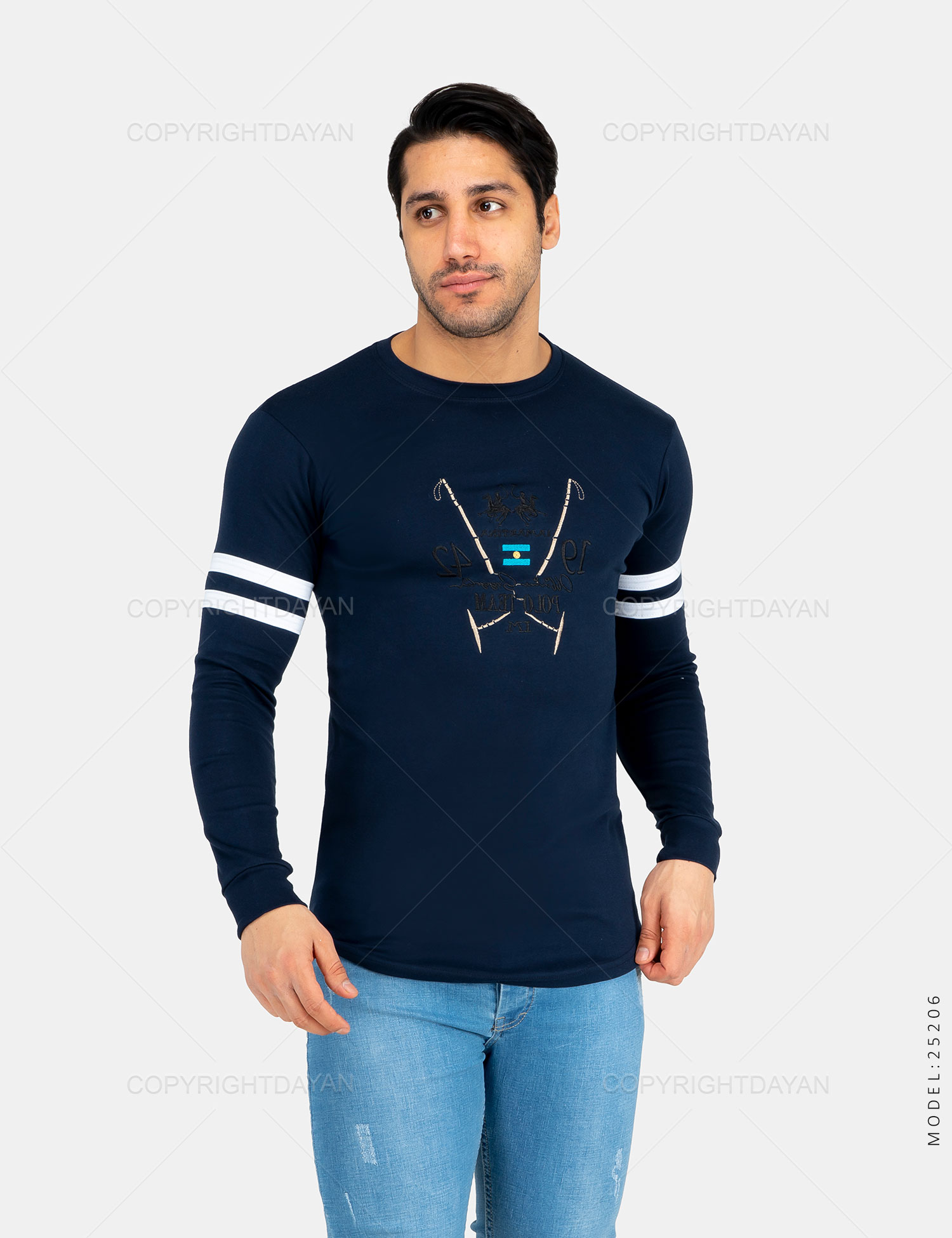 بلوز مردانه Polo مدل 25206