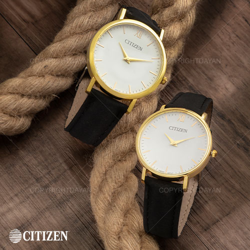 ست ساعت مردانه زنانه Citizen مدل W 1632 (سفید)