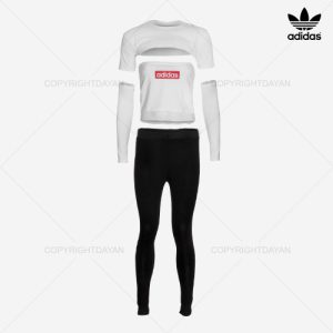 ست نیم تنه شلوار زنانه Adidas مدل Z 7095