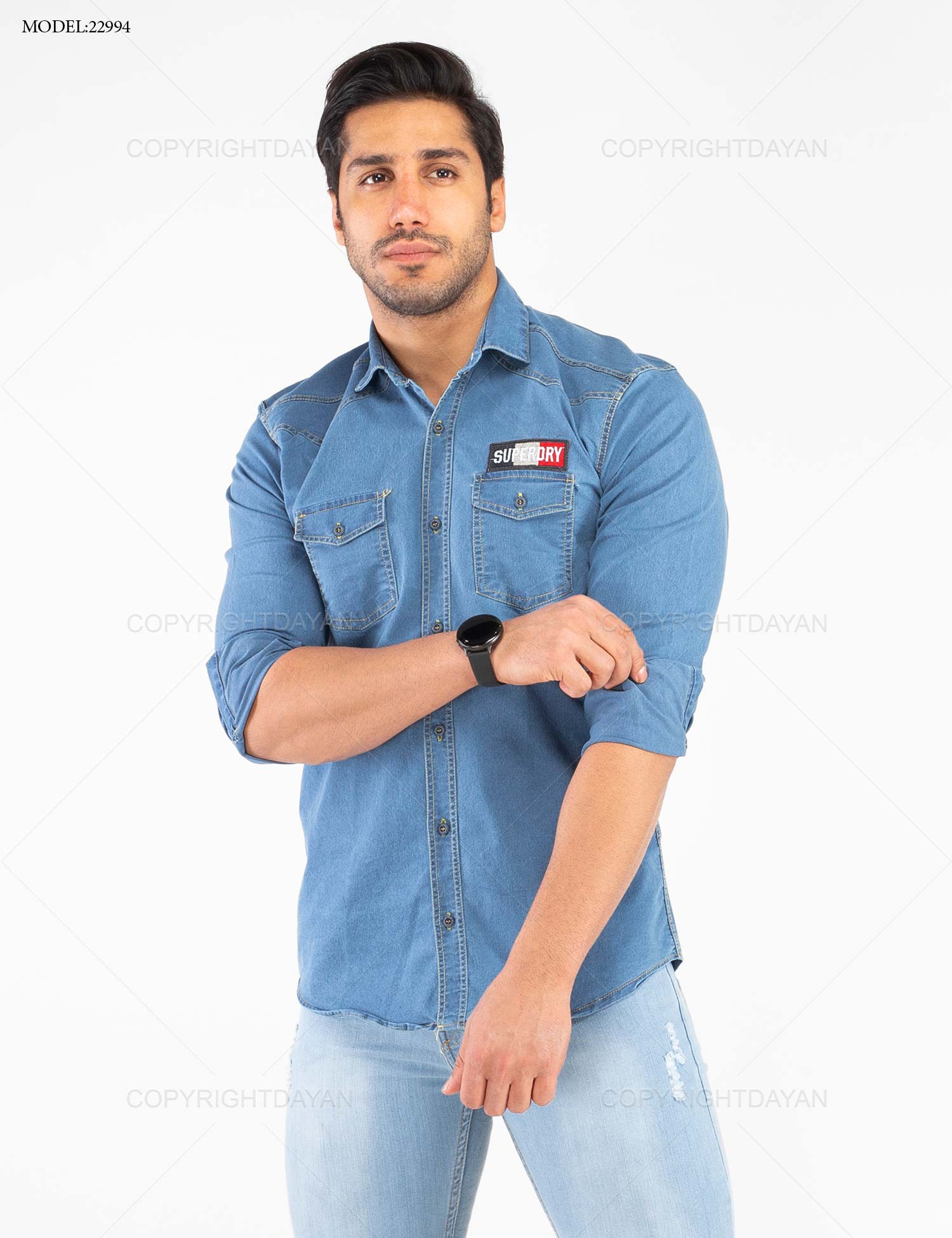 پیراهن مردانه Superdry مدل 22994