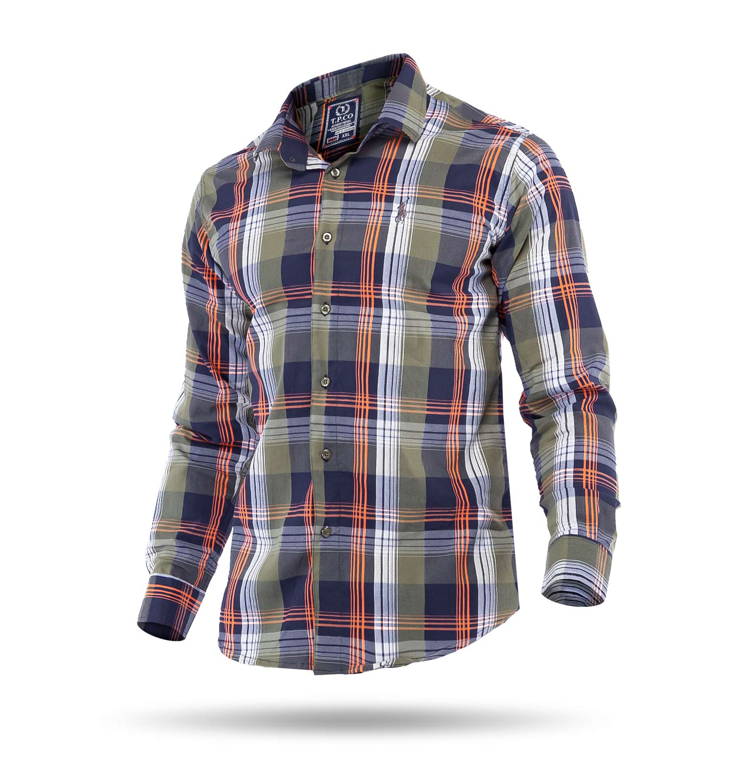 پیراهن چهارخانه مردانه Polo مدل 35265